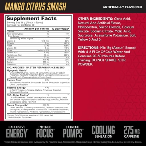 NO-Xplode (Mango Citrus Smash)