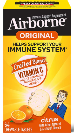 Airborne Original Chewable Tablets (Citrus)