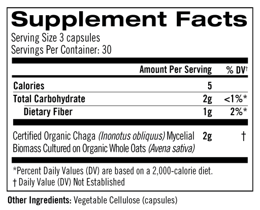 Chaga Mushroom Capsules