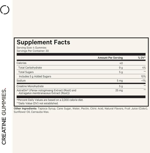 Creatine Gummies Sport (Mixed Berry)