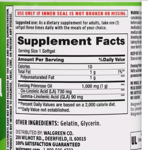 Evening Primrose Oil