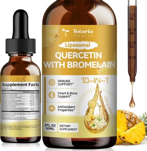 Liposomal Quercetin with Bromelain