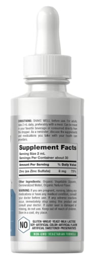 Zinc Liquid with Organic Glycerin
