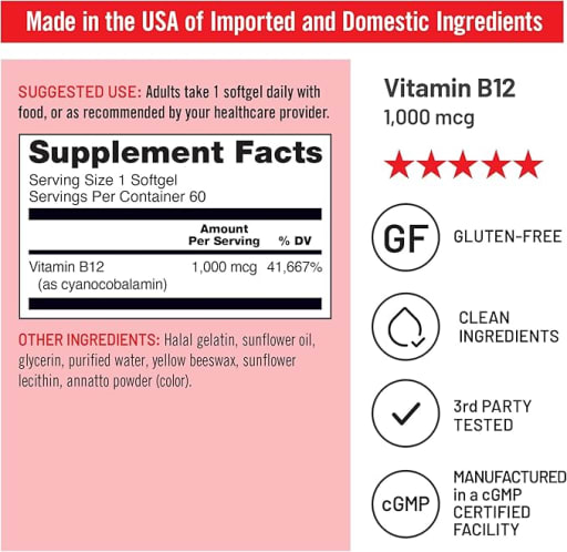 Vitamin B12 1000 mcg