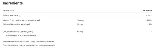 Vitamin C 500 Complex