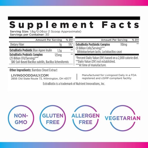 Pre + Pro + Post Biotics Blend