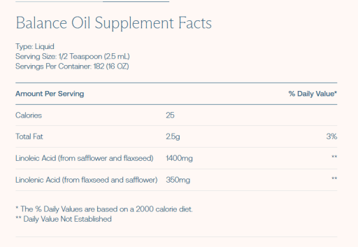 Balance Oil Liquid