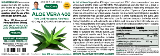 Aloe Vera 400