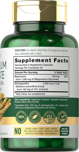 Magnesium Glycinate + Ashwagandha Complex
