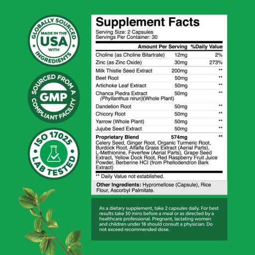 Liver Support with Milk Thistle