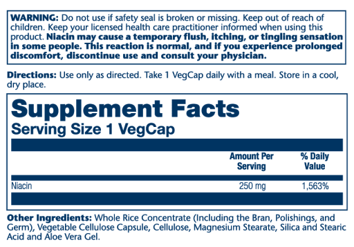 Timed-Release Niacin 250 mg