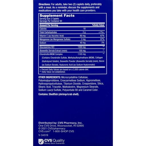 Triple Strength Glucosamine Chondroitin With MSM