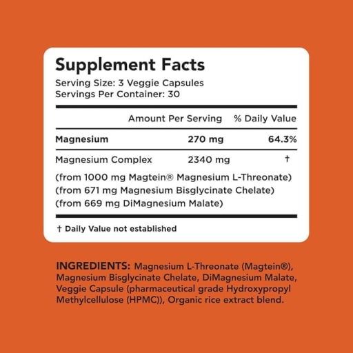 Magtein Magnesium Complex