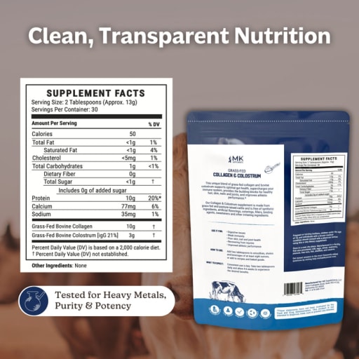 Grass-Fed Collagen & Colostrum (Unflavored)