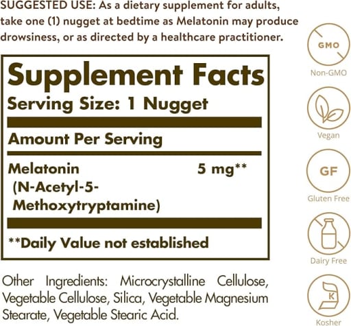 Melatonin 5 mg Nuggets