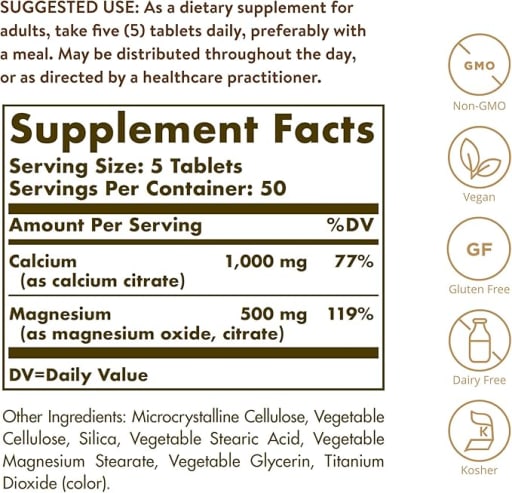 Calcium Magnesium Citrate Tablets