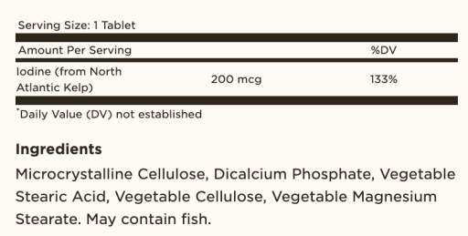 North Atlantic Kelp Tablets
