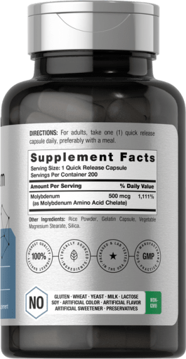 Molybdenum 500 mcg