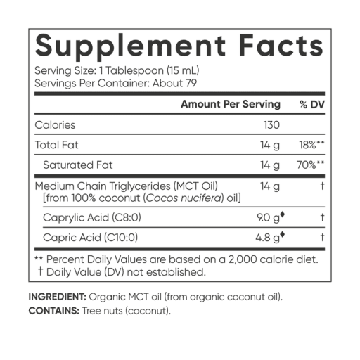 Organic MCT Oil