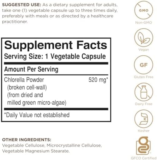Chlorella Vegetable Capsules