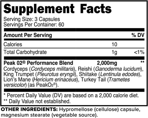 Peak O2 Ultimate Mushroom Blend