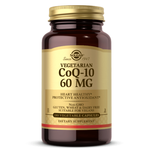 Vegan CoQ-10 60 mg Vegetable Capsules