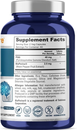 High Absorption PQQ 40 mg