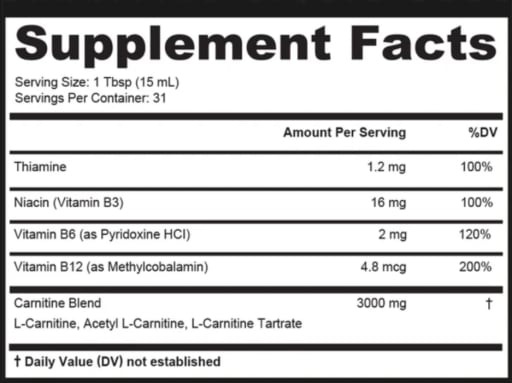 Liquid L-Carnitine (Sour Peach Rings)