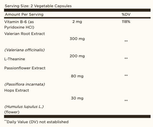 Sleep & Stress Support Vegetable Capsules