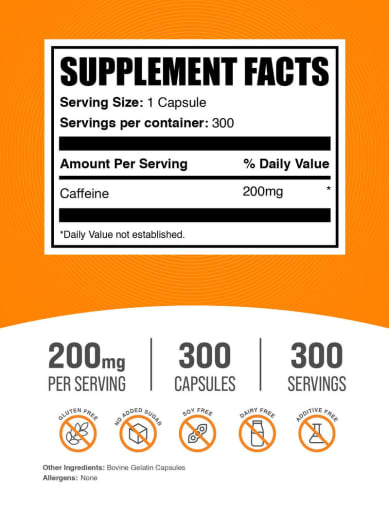 Caffeine 200 mg