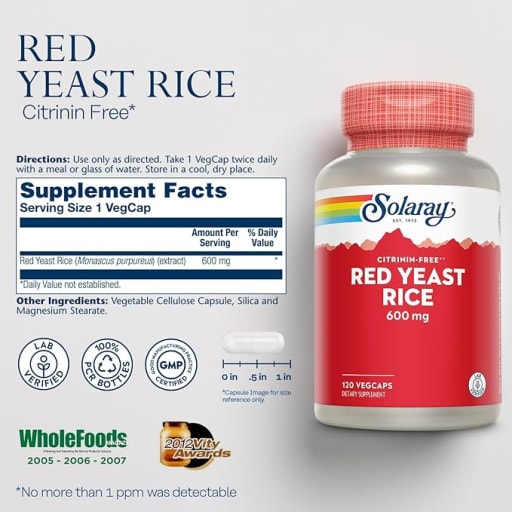 Red Yeast Rice 600 mg