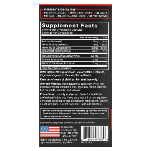 Deer Antler Velvet (IGF-1)