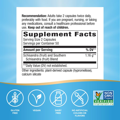 Schisandra Fruit 1160 mg