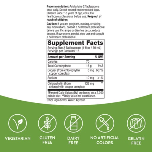 Chlorofresh Liquid Chlorophyll (Unflavored)