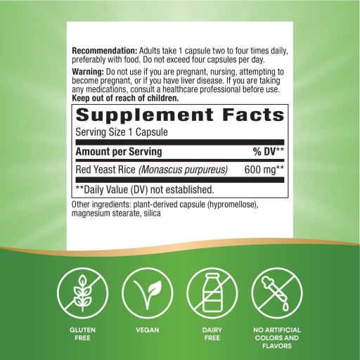 Red Yeast Rice 600 mg