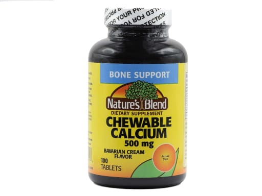Chewable Calcium 500 mg (Bavarian Cream)