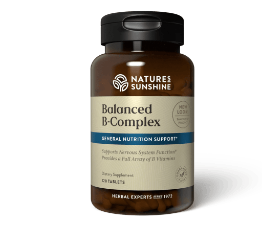 Balanced Vitamin B Complex Dietary Supplement