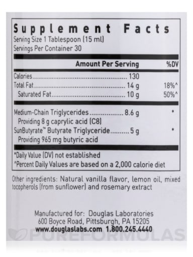 MCT/Butryrate Liquid