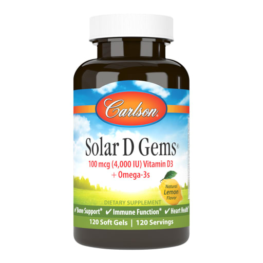 Solar D Gems 4000 IU (100 mcg) (Natural Lemon Flavor)