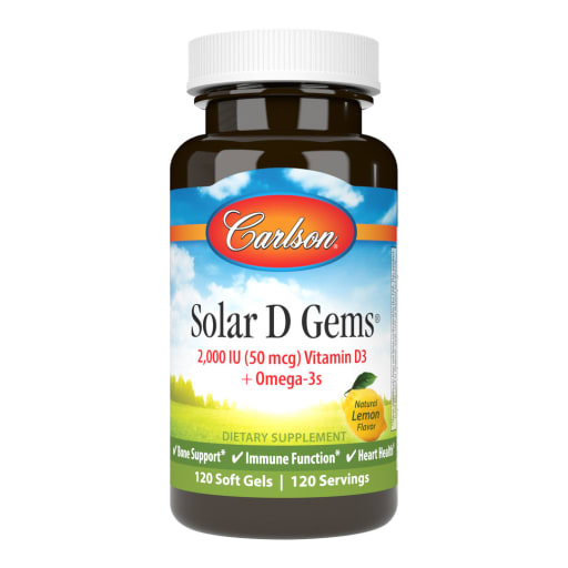 Solar D Gems 2,000 IU (50 mcg) (Natural Lemon Flavor)
