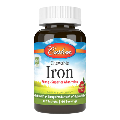 Chewable Iron (Natural Strawberry Flavor)
