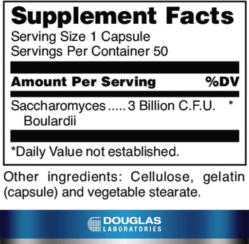 S.B.C. Saccharomyces Boulardii Capsules
