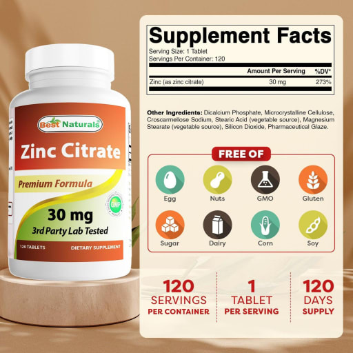 Zinc Citrate 30 mg