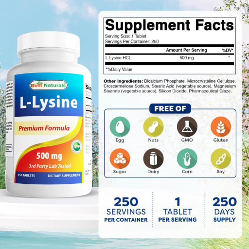 L-Lysine 500 mg