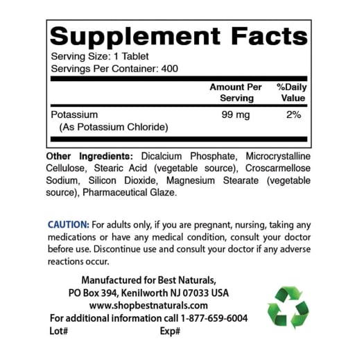 Potassium Chloride 99 mg