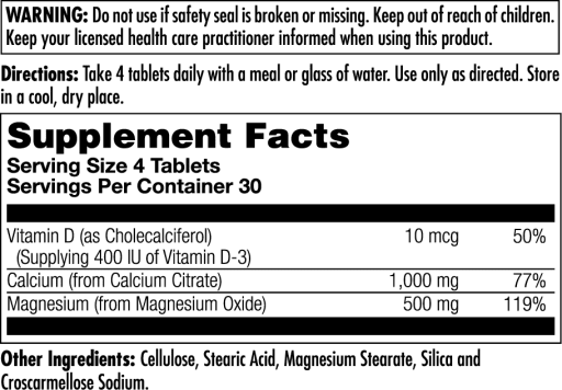 Cal-Citrate+ D3 & Magnesium
