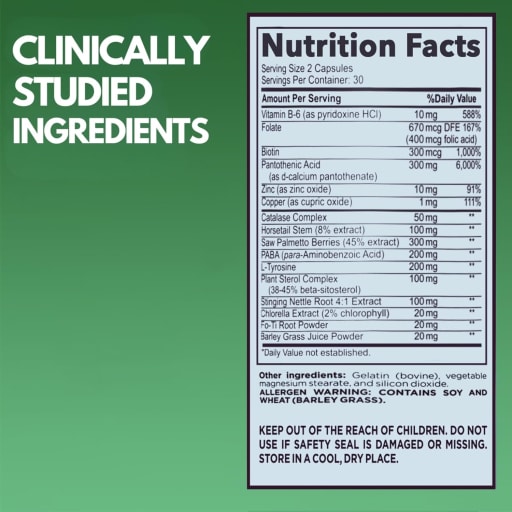 Gray Hair Rescind with Catalase