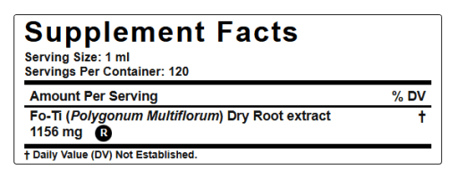 Fo-Ti Root Alcohol Free