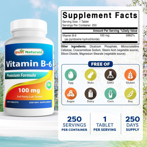 Vitamin B-6 100 mg
