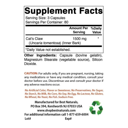 Cat's Claw 500 mg